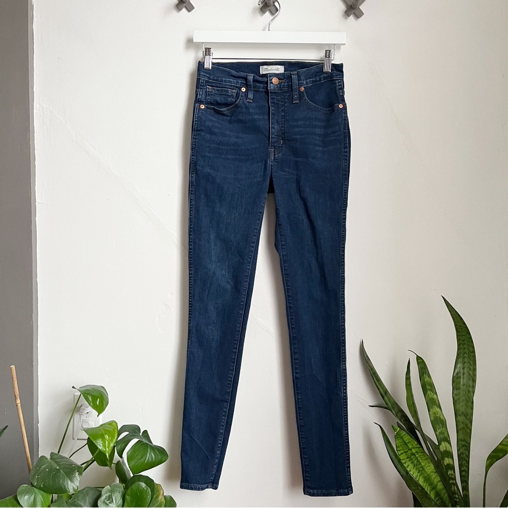 Madewell 27 Tall 10” High-Rise Skinny in Hayes Wash